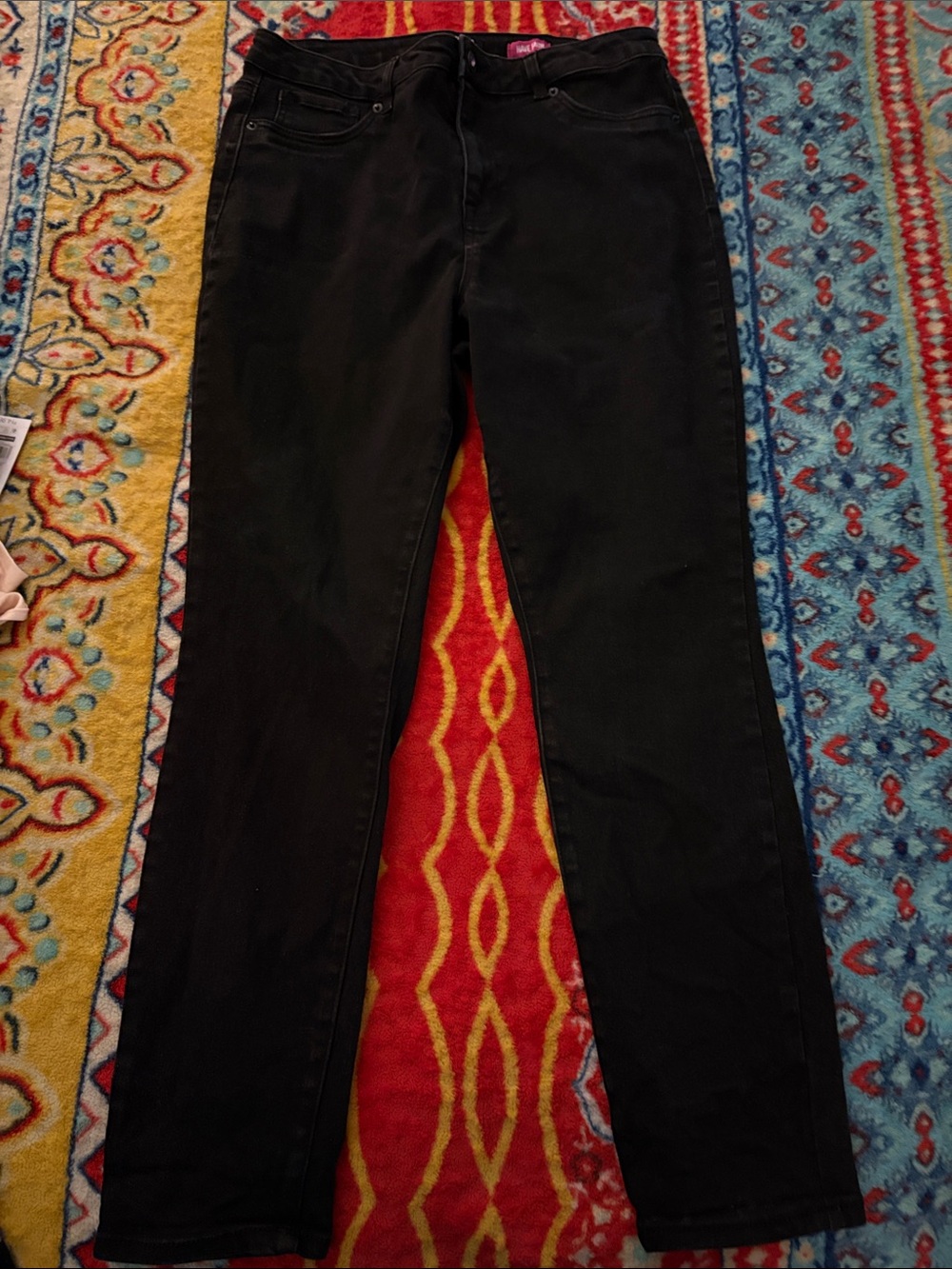 Black Women's Straight-Leg Jeans